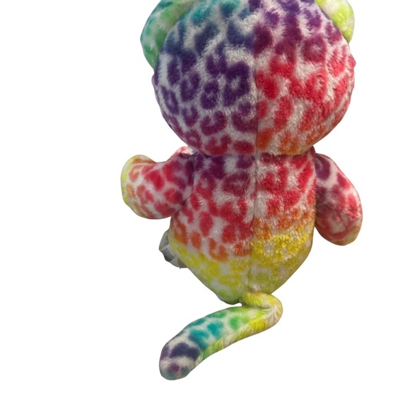 Build-A-Bear Workshop Rainbow Leopard Print Teddy Bear Plush Stuffed Animal 16” - Picture 5 of 10